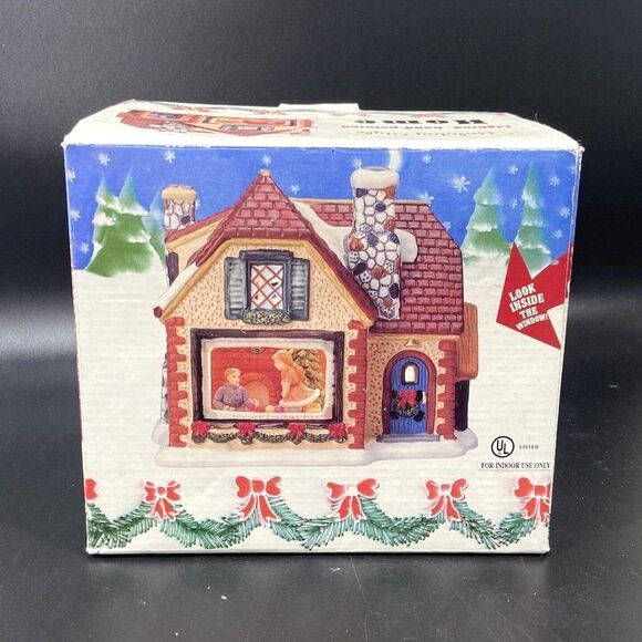 Dollar General Store Christmas Village Lighted Porcelain Building in Box New - Picture 1 of 8